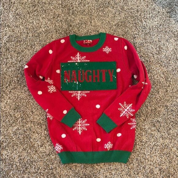 Red and Green Holiday Sweater - Picture 2 of 2